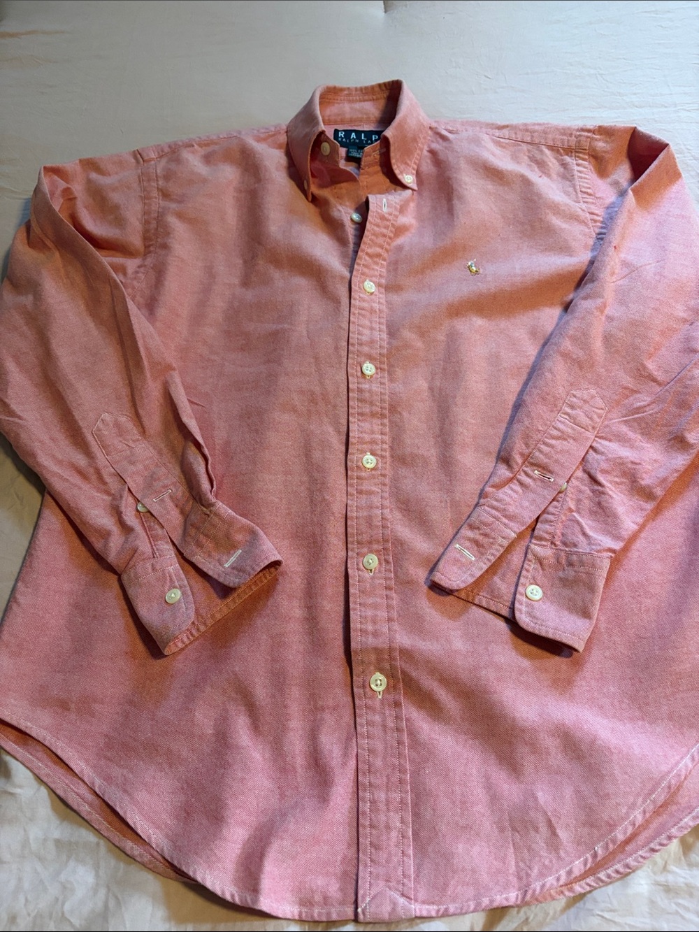 Ralph Lauren Coral Oxford button down